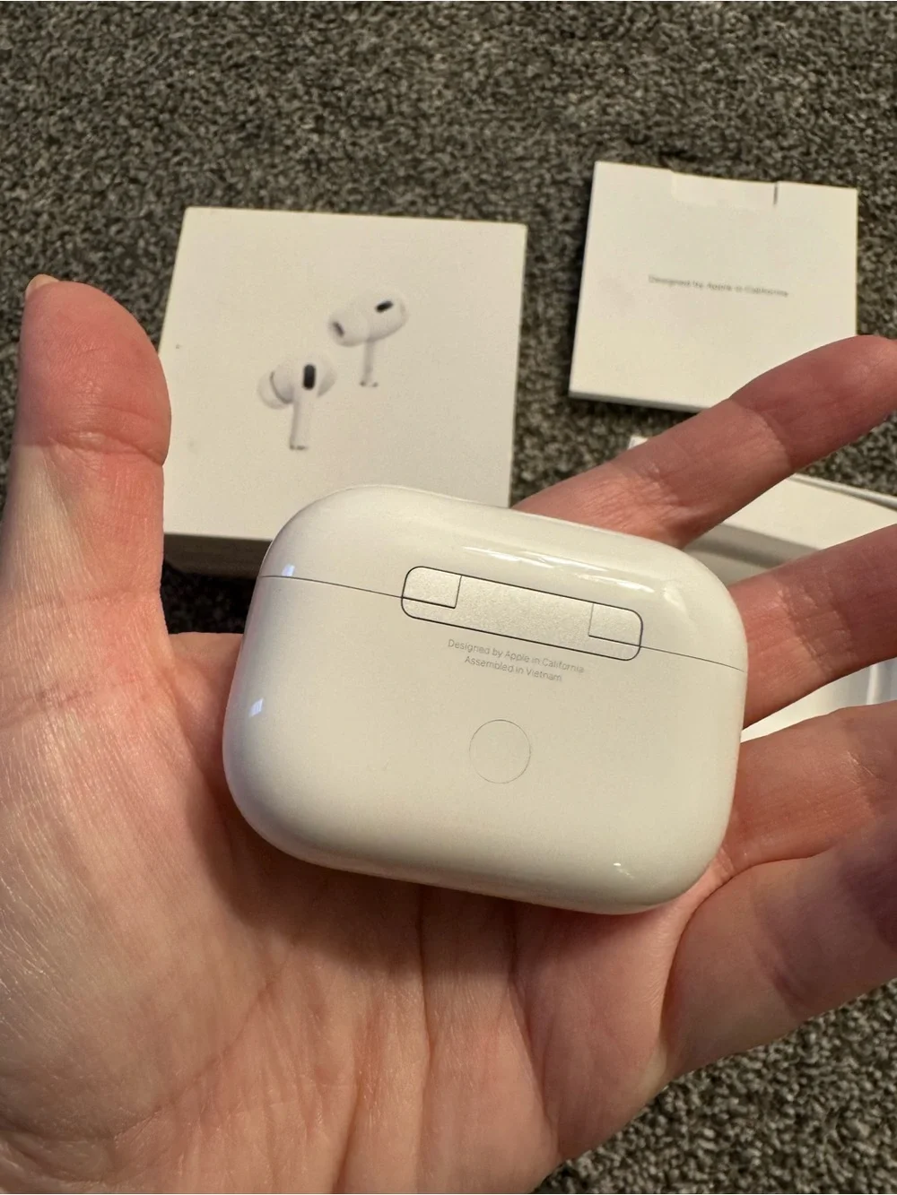 NEW Apple AirPods Pro 2nd Generation Earbuds with Charging Case in White